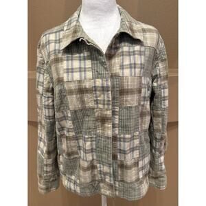 ORVIS LADIES PATCHWORK COTTON JACKET SIZE 12